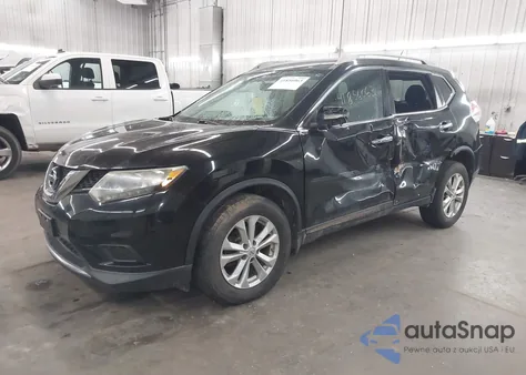 2014 Nissan Rogue Sv из США, поврежденный, VIN 5N1AT2MV6EC773392